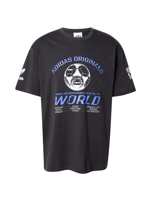 ADIDAS ORIGINALS Bluser & t-shirts '90s Football'  blå / sort / hvid