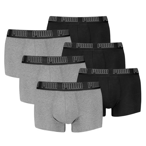 PUMA Boksershorts  grå / sort