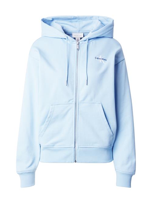 Calvin Klein Jeans Sweatjakke  blå / lyseblå / hvid