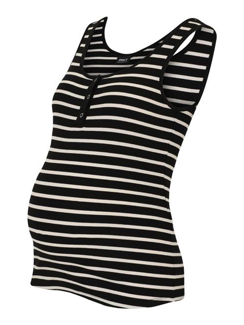 Only Maternity Overdel  sort / hvid