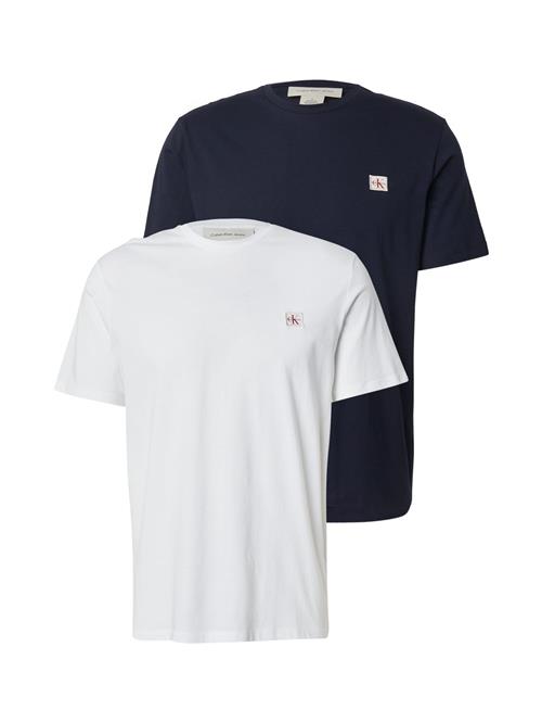 Calvin Klein Jeans Bluser & t-shirts  mørkeblå / hvid