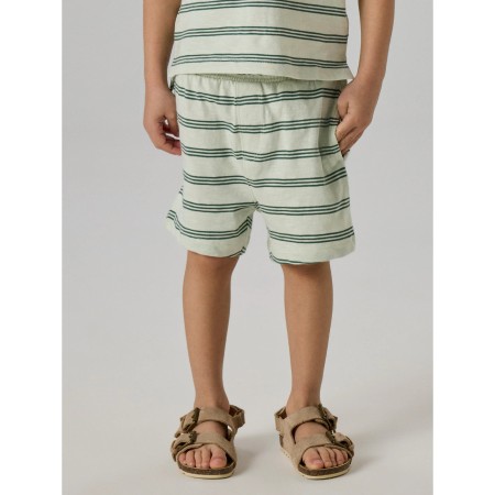 NAME IT Shorts Voby Pale Aqua Garden Topiary