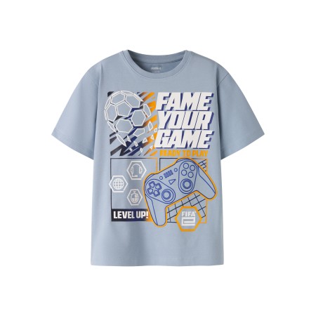 NAME IT T-shirt Asekel Fifae Blue Fog