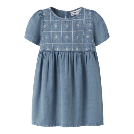 NAME IT Kjole Herta Faded Denim