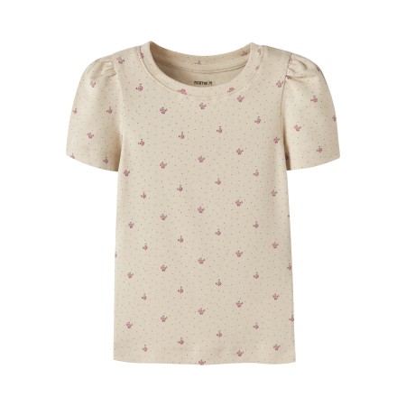 NAME IT T-shirt Hannis Almond Milk