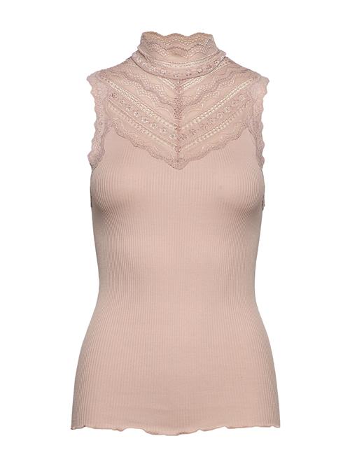 Rosemunde | Silk Top W/ Lace | S
