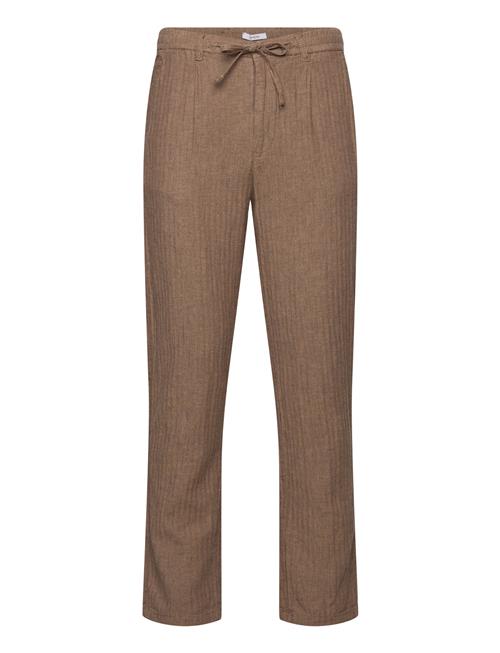 Lindbergh | Linen Blend Herringbone Pants | L