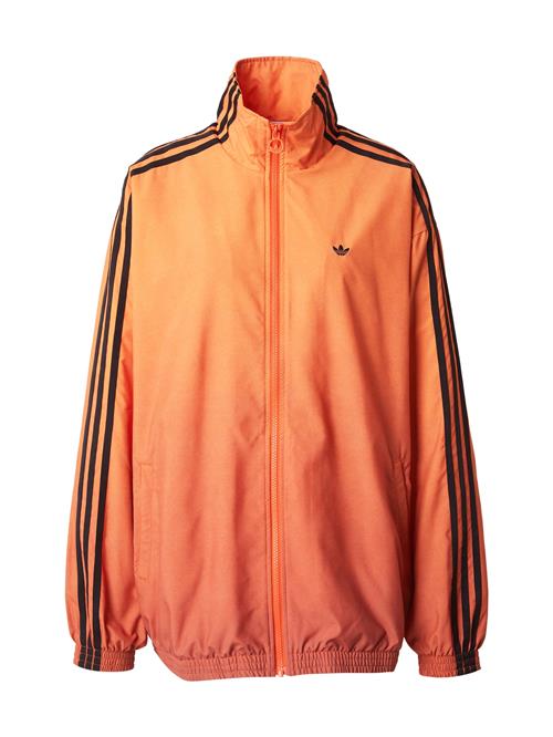ADIDAS ORIGINALS Sweatjakke  mandarin / laks / sort