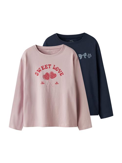 NAME IT Bluser & t-shirts 'NKFVeen'  navy / lilla / rød