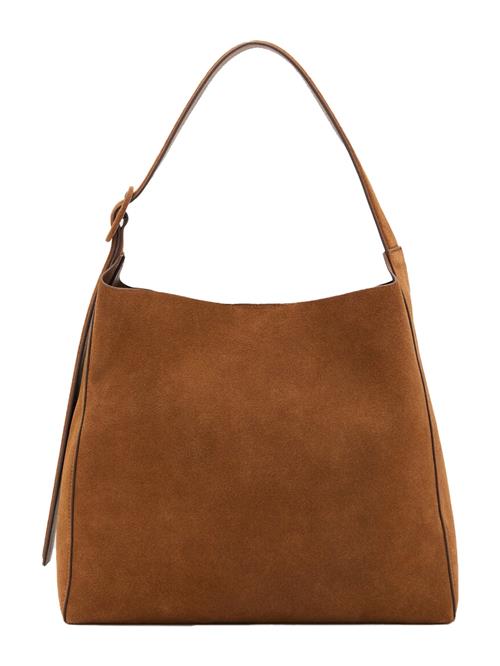 MANGO Skuldertaske 'IGOR'  brun