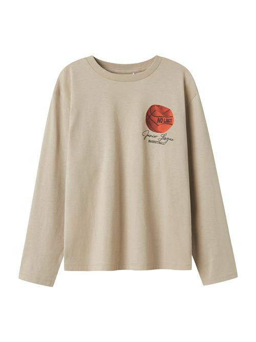NAME IT Shirts 'NKMLAYTON'  taupe / orange / sort