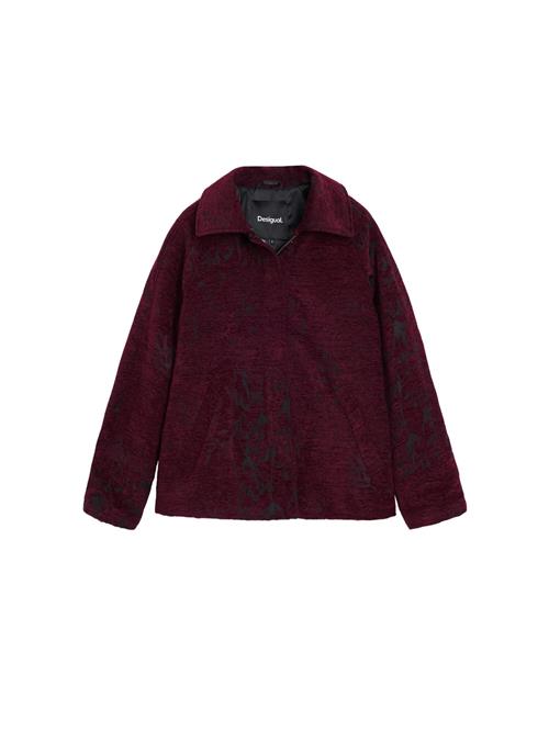 Desigual Overgangsjakke  mørkegrå / vinrød