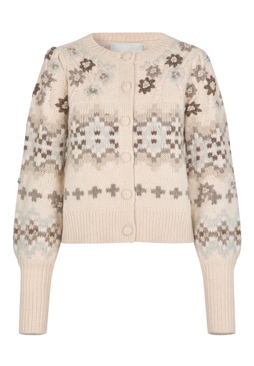 Dea Kudibal Cardigan 'Livadea'  beige / creme / lyseblå / brun