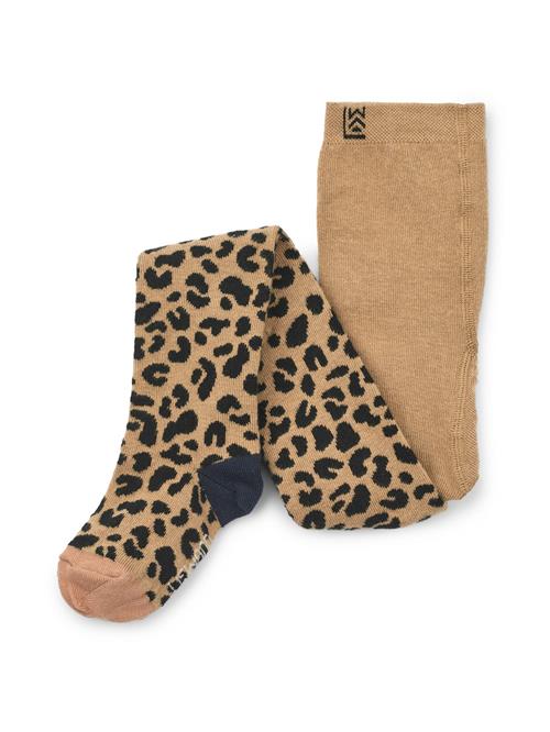 Liewood Strømpebukser 'Silva'  mørkebeige / sort