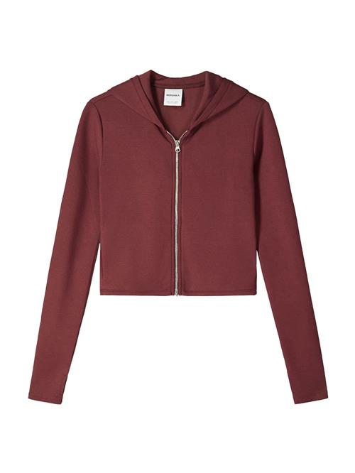 Bershka Sweatjakke  grenadine