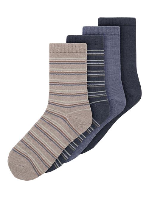 NAME IT Sokker  sand / marin / navy / grå / hvid