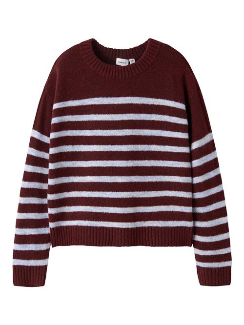 NAME IT Pullover  lyseblå / mørkerød / hvid
