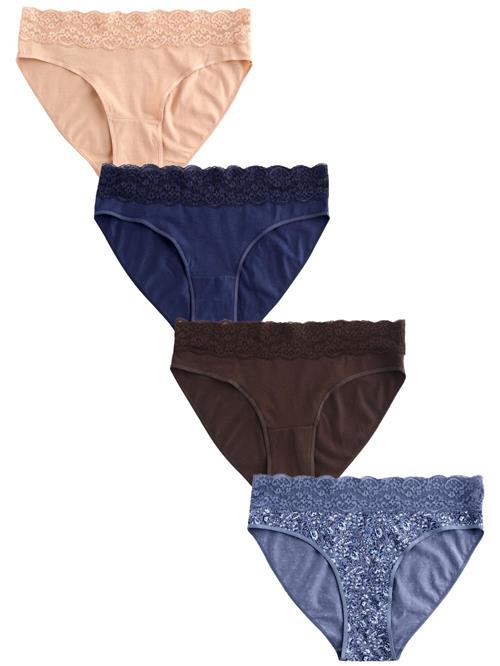 Next Slip  blå / marin / brun / lyseorange