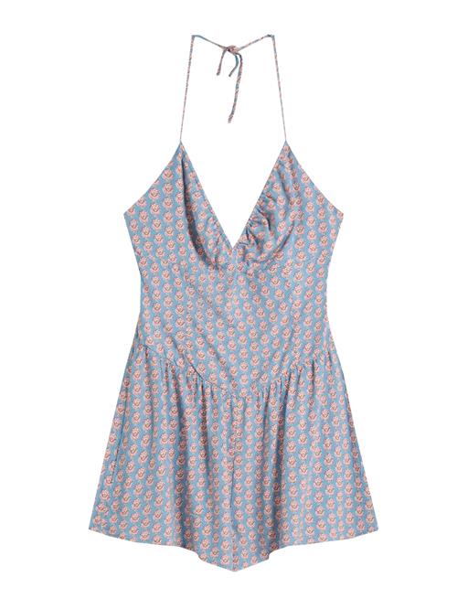 Bershka Jumpsuit  beige / lyseblå / mørkelilla / gammelrosa