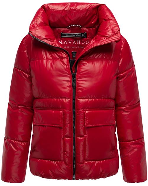 NAVAHOO Vinterjakke 'Eispracht 14'  rød
