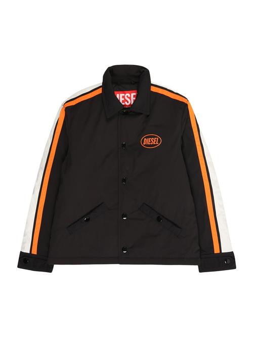 DIESEL Overgangsjakke  mørkeorange / sort