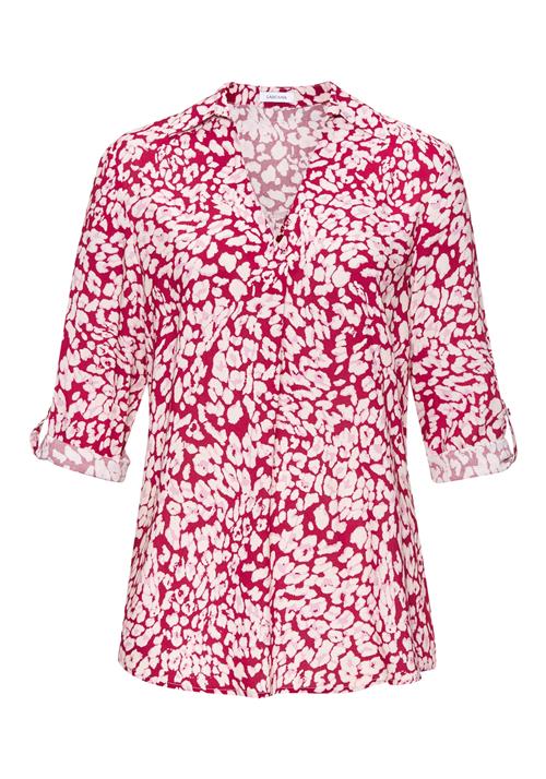 LASCANA Bluse  blodrød / hvid