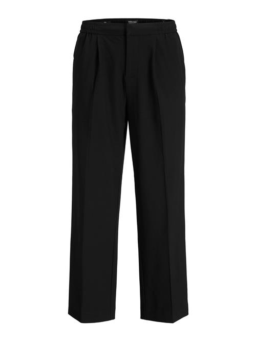 JACK & JONES Bukser med lægfolder 'JPSTBILL DIEGO'  sort