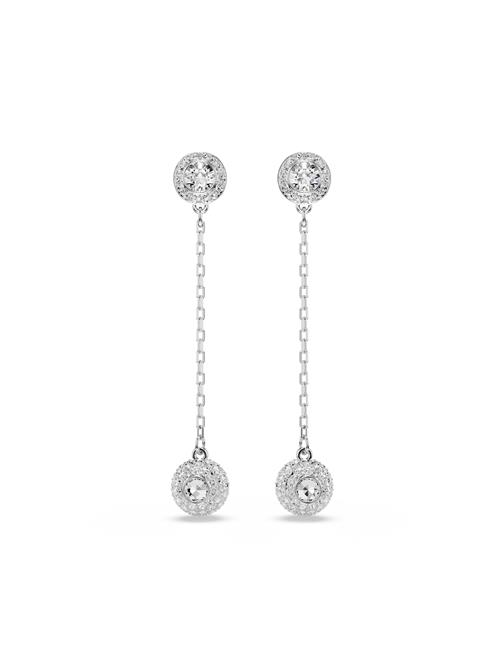 Swarovski Øreringe 'Una'  sølv / transparent
