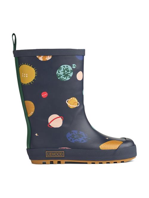 Liewood Gummistøvler  mørkeblå / gul / grøn / hvid