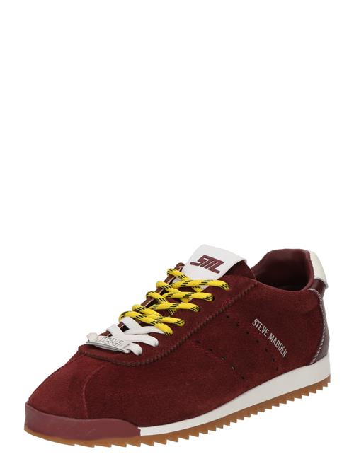 STEVE MADDEN Sneaker low 'Mirage'  burgunder / hvid