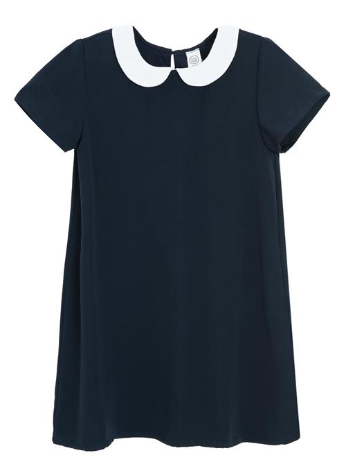 Cool Club Kjole  navy / hvid