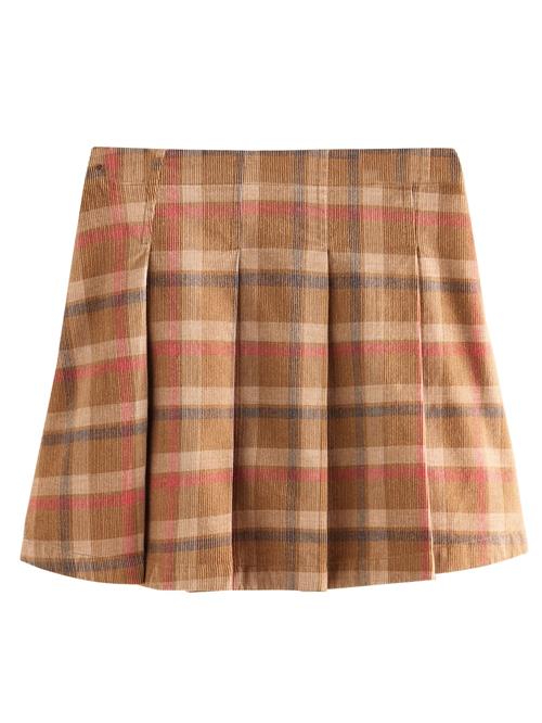 Next Nederdel  creme / navy / lysebrun / lys rød