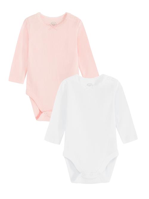 Cool Club Sparkedragt/Body  pastelorange / hvid