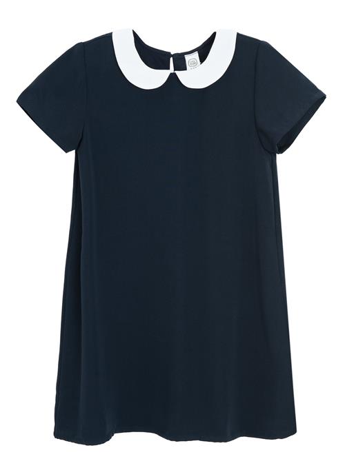 Cool Club Kjole  navy / hvid