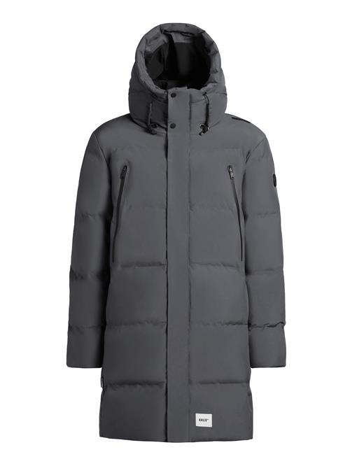 khujo Vinterjakke 'Morse 2'  basalgrå / sort