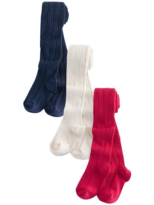 Next Strømpebukser  navy / brandrød / hvid