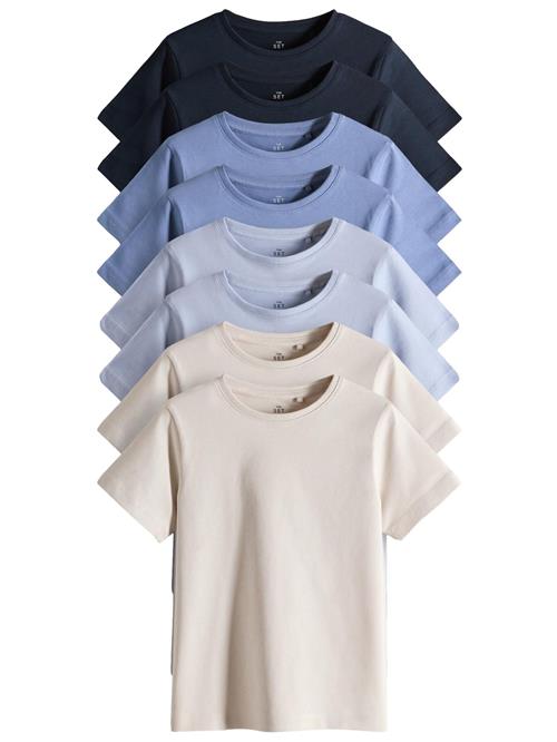 The Set Shirts  lysebeige / navy / safir / lyseblå