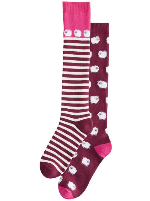 Next Knæstrømper  grå / cyclam / pink / hvid