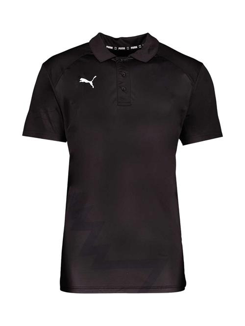 PUMA Funktionsskjorte  sort / hvid