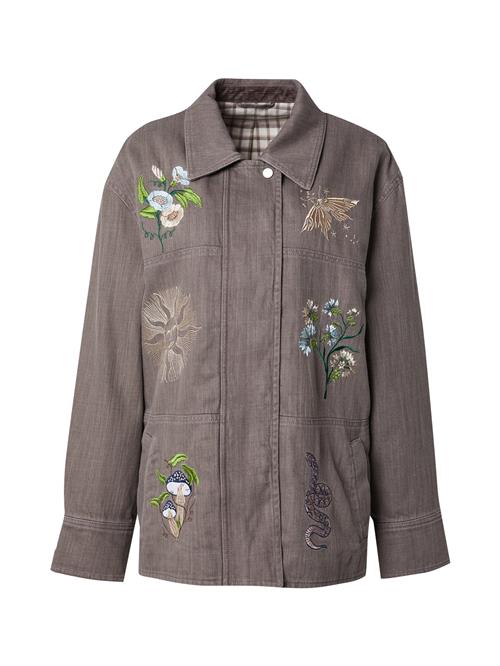 & Other Stories Overgangsjakke  mørkebeige / marin / grøn / gran