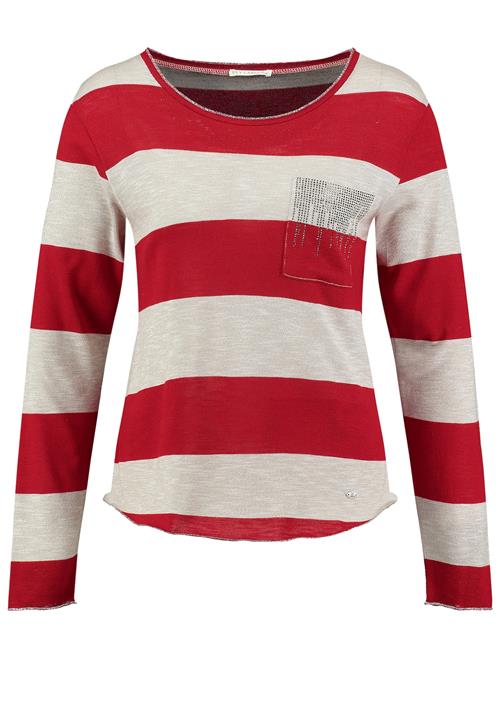 Key Largo Shirts 'Niagara'  greige / rød