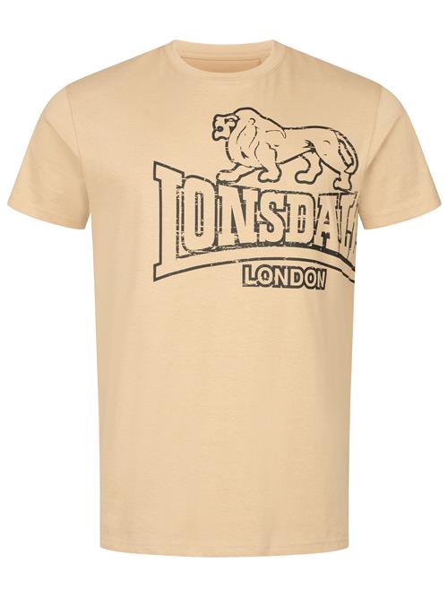 LONSDALE Bluser & t-shirts 'Langsett'  sand / sort