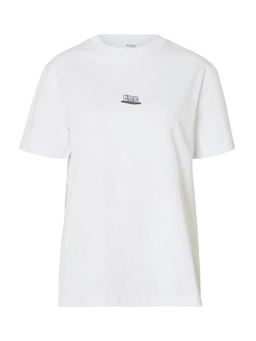 SELECTED Shirts 'SLFCOLWOMAN'  lysebrun / sort / hvid