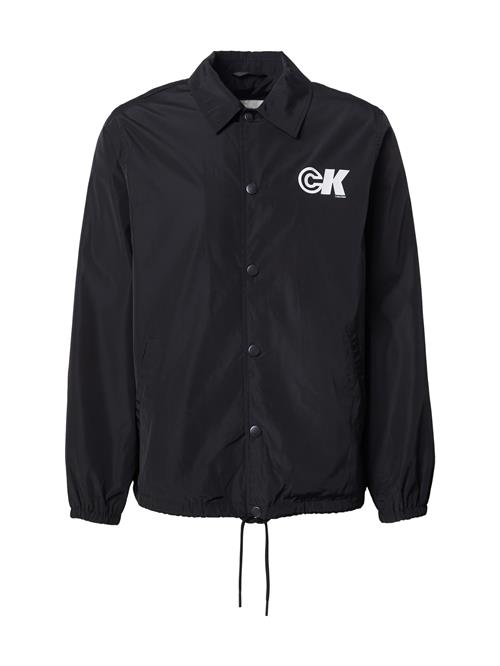 Calvin Klein Jeans Overgangsjakke  sort / hvid