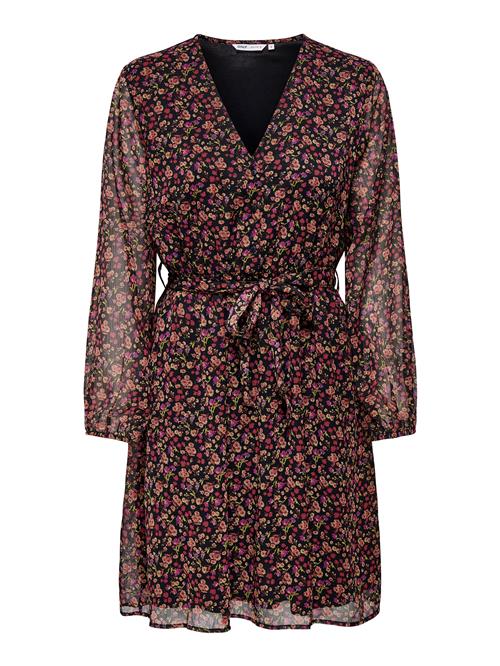 ONLY Kjole 'ONLCERA'  lilla / rød / sort