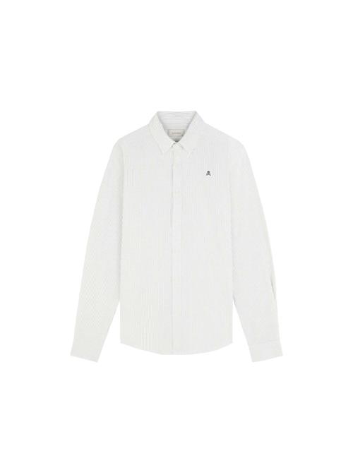 Scalpers Skjorte  khaki / hvid