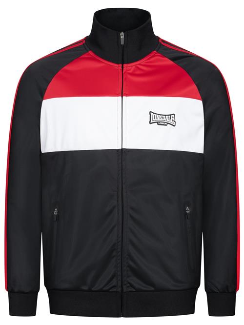 LONSDALE Træningsjakke  knaldrød / sort / hvid