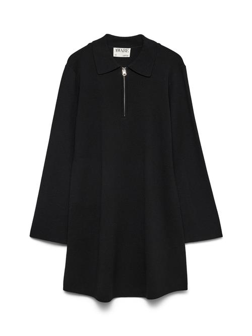 VERO MODA Strikkjole 'AWHANNA'  sort