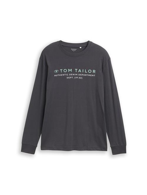 TOM TAILOR Bluser & t-shirts  grå / grøn / hvid