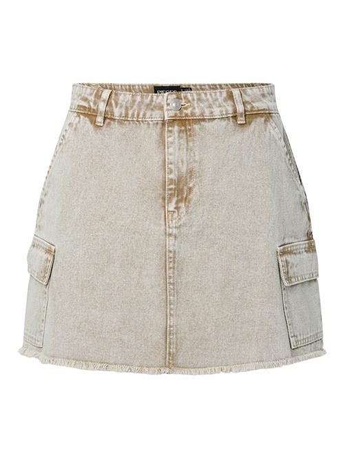 PIECES Nederdel 'PCFAY'  lysebrun / grå